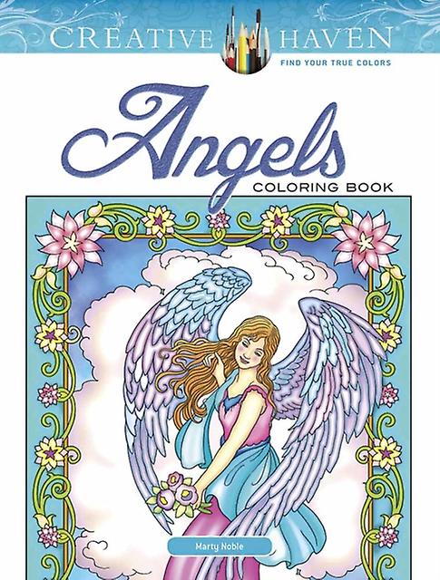 Creative Haven Angels Coloring Book by Marty Noble Paperback