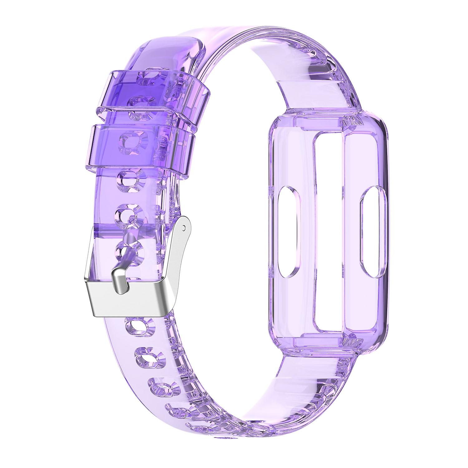 Transparent Silicone Integrated Watch Band For Fitbit Luxe
