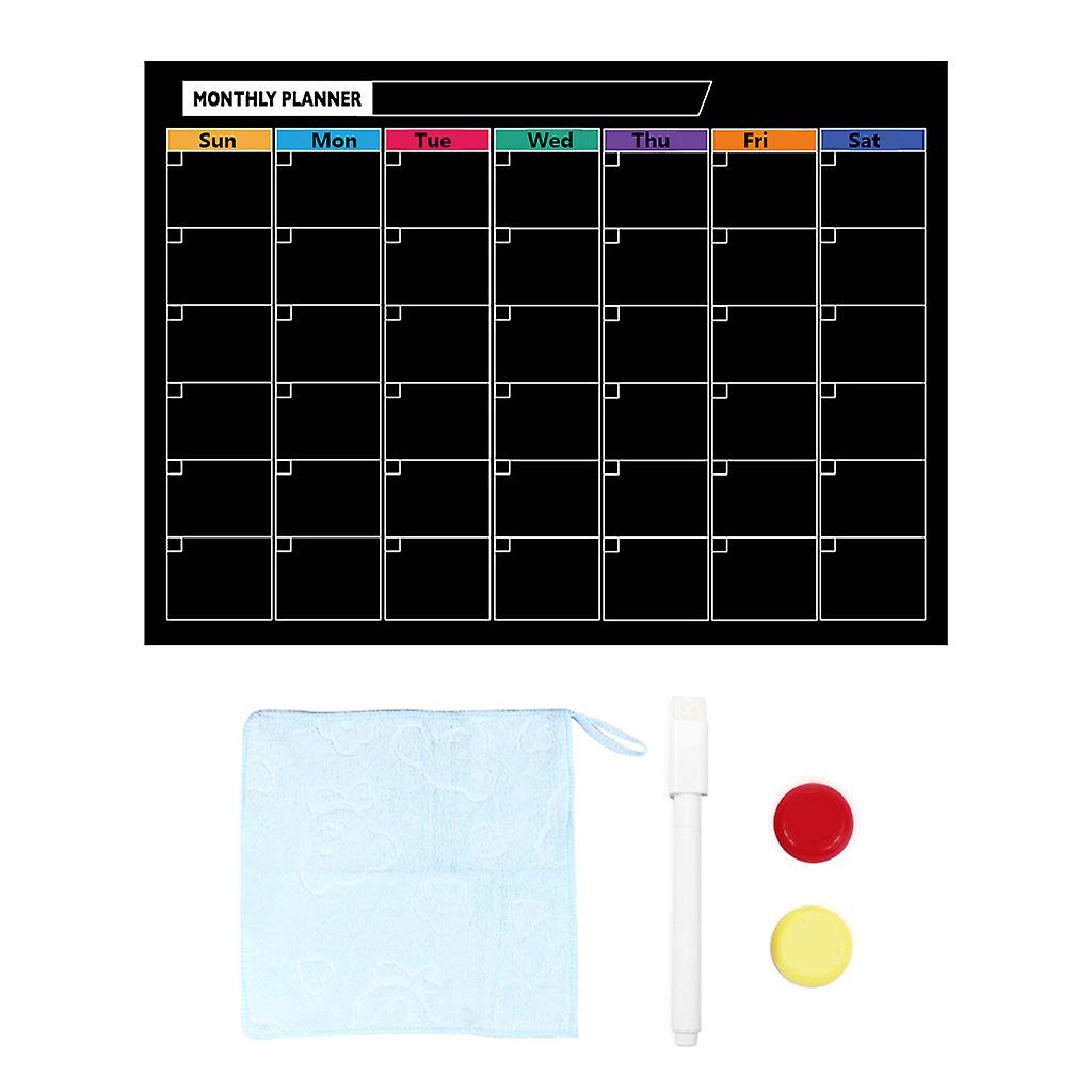 Magnetic Menu Board Fridge Planner Blackboard Memo Boards with Erase Pens