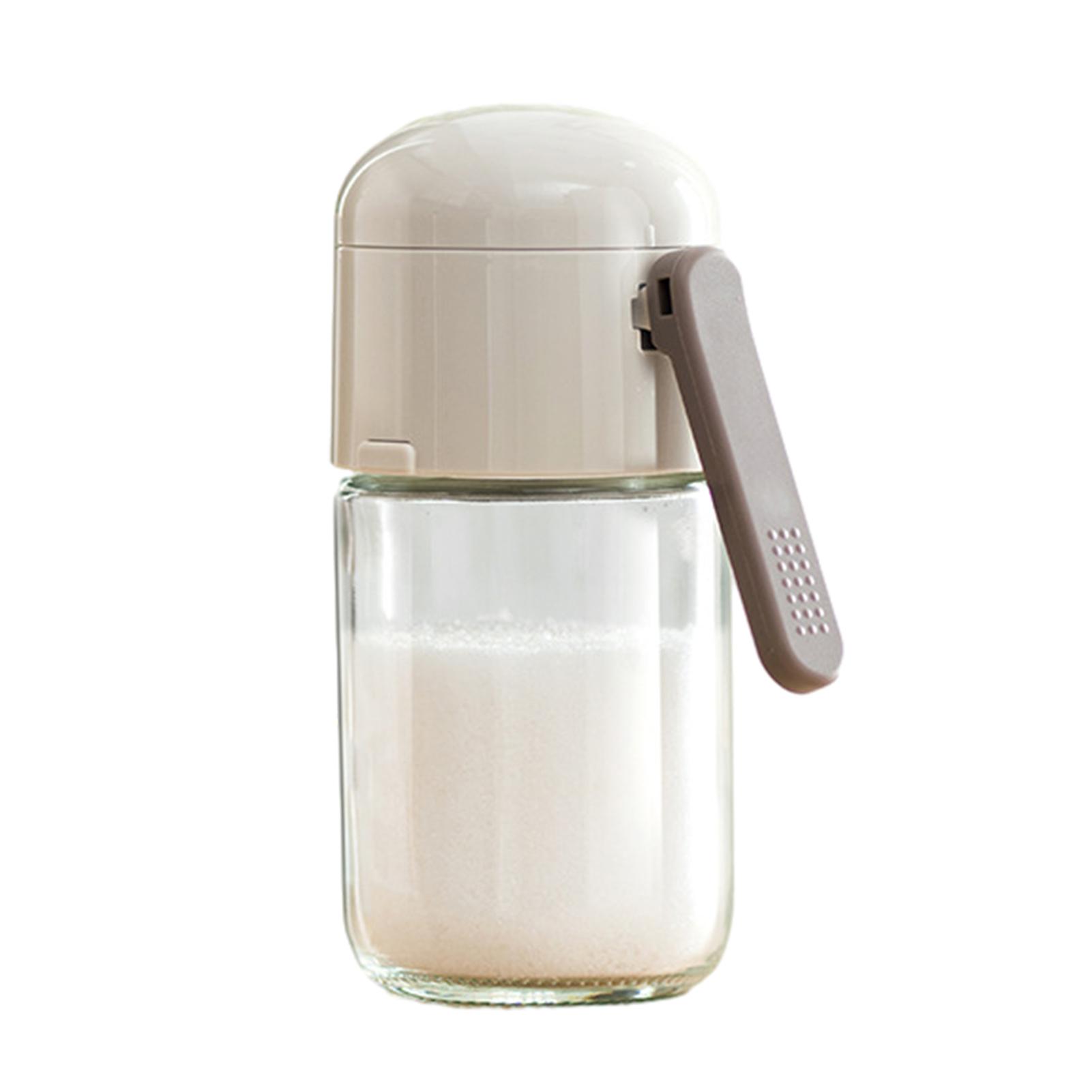 180ML/250ML Transparent Quantitative Salt Shaker Washable Measuring Sugars Bottle for Kitchen Cooking
