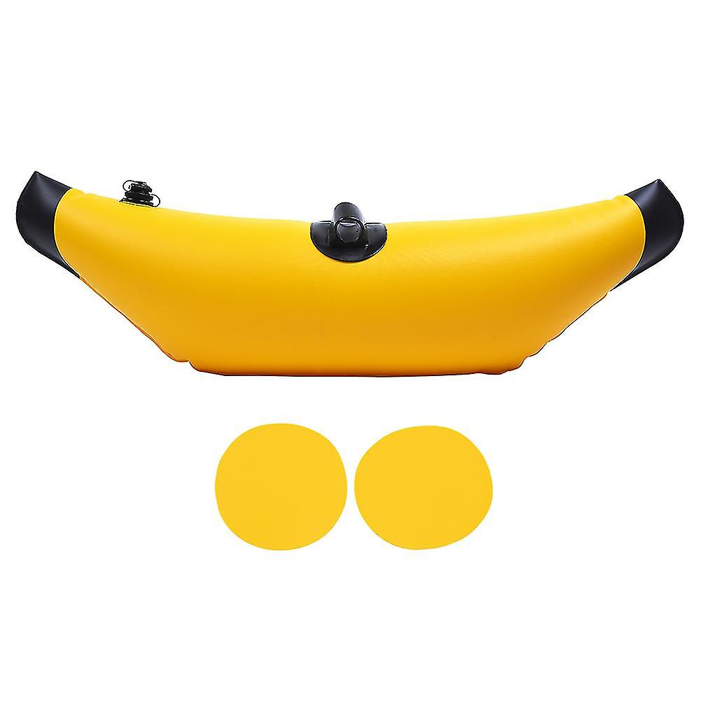 1 Pcs Pvc Inflatable Kayak Outriggers Canoe Buoy Float Standing Water Stabilizersyellow