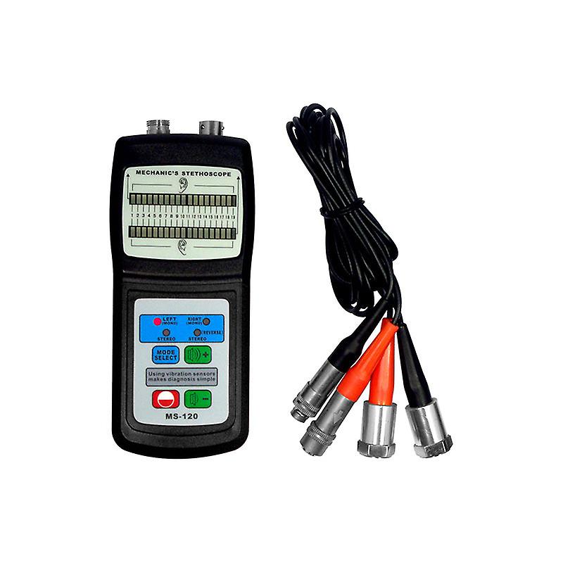 Ms-120 Mechanical Failure Vibration Stethoscope Engine Mechanical Failure Tester Noise Meter Frequency Range 10~10k Hz Ms120