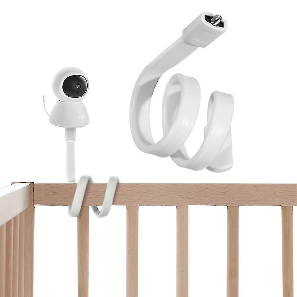 Bebek Monitörü Kamera için Bebek Monitörü Standı, 1/4 Dişli Delik Evrensel Delme Yok Esnek Bebek Monitörü Dağı