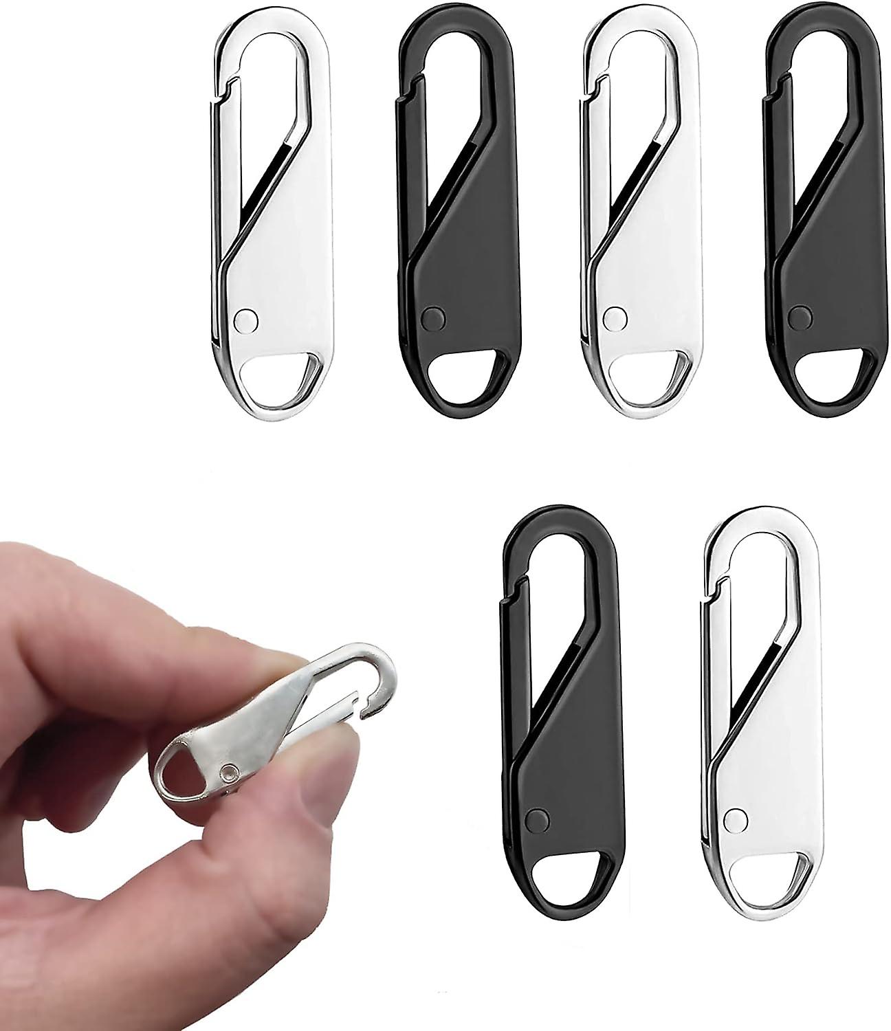 Zipper Pulls - Upgraded Zipper Pull Replacement Tags Cord Extension (6 Pcs)