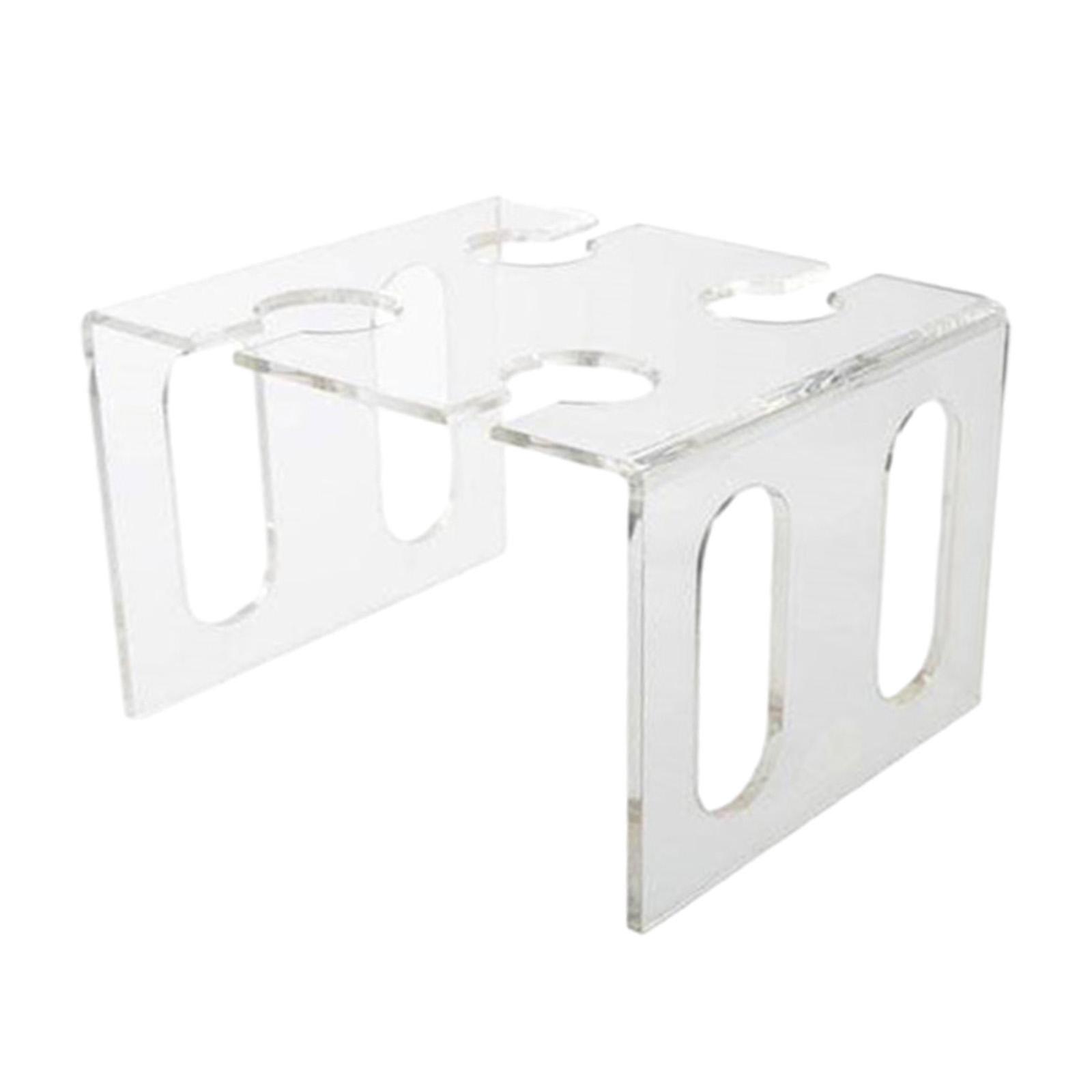 Drinks Glass Storage Rack Tray Durable Portable for Table Office under Cabinet
