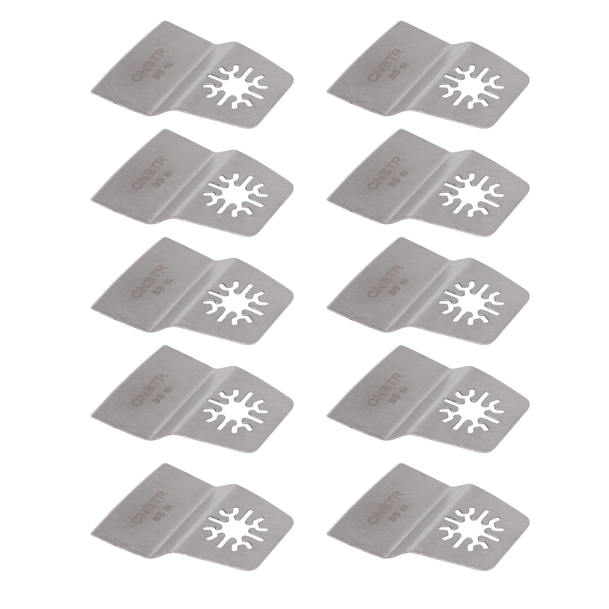 10 PCS 52mm Width Silver Oscillating Tool Flexible Scraper for Concrete