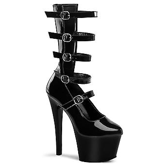 Pleaser Women's Shoes Sky-332 Blk Pat/blk