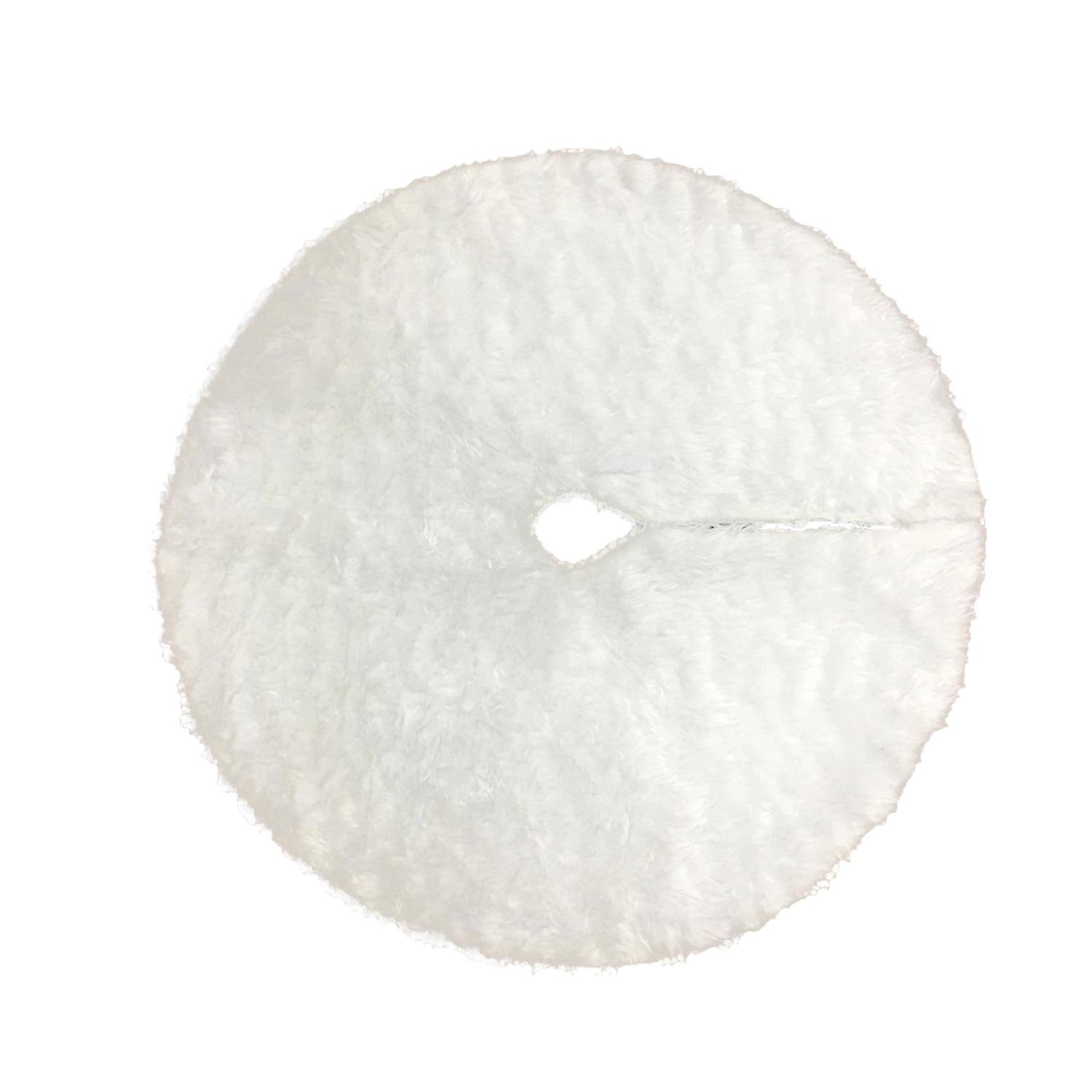 Tree Skirt Soft Comfortable to Touch Non Woven Fabric Christmas Exquisite Visual Effect Tree Skirt B
