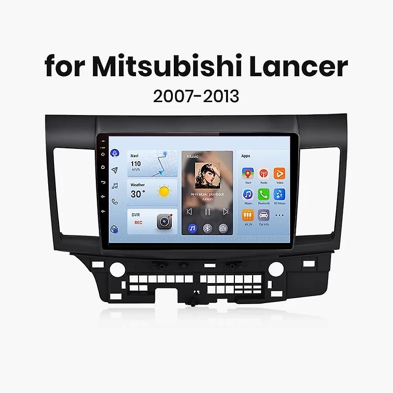 Wireless Carplay Android Auto Car Radio For Mitsubishi Lancer 10 2007 2008 2009-2013 Multimedia GPS