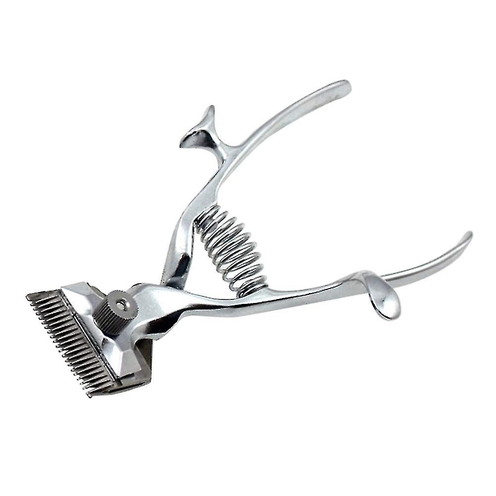 دليل كليبرز حلاقة الشعر اليد الأزياء القديمة المقص ، المحمولة اليد دفع حلاقة منخفضة الضوضاء غير الكهربائية الشعر القاطع