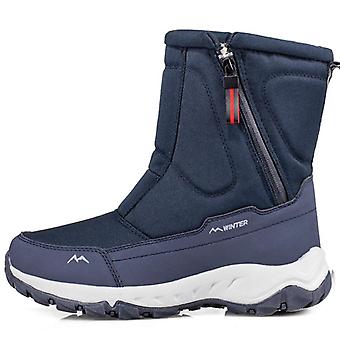 Dames winterlaarzen voor buiten, verdikte, warme, antislip, waterdichte, korte katoenen schoenen