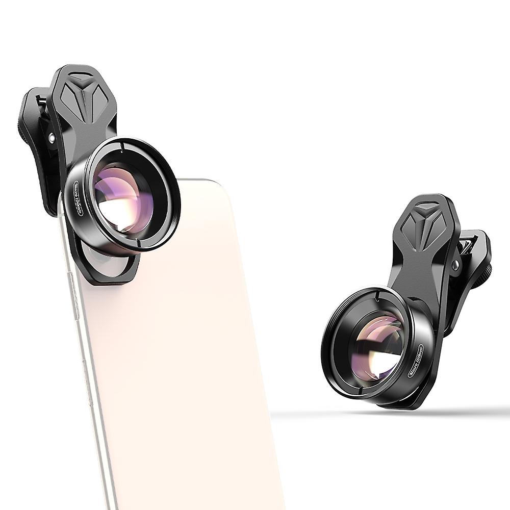 APEXEL APL-HB100mm Universal Smartphone Macro Lens 4K HD Phone Camera Lens No Distortion Blurry Back