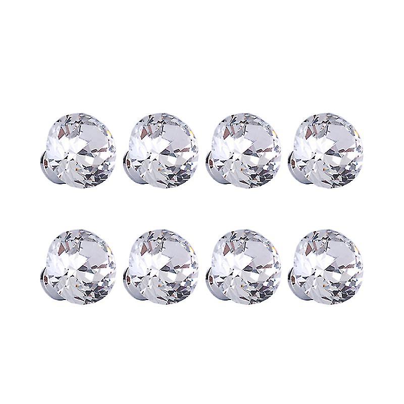 8pcs Crystal Cabinet Knobs