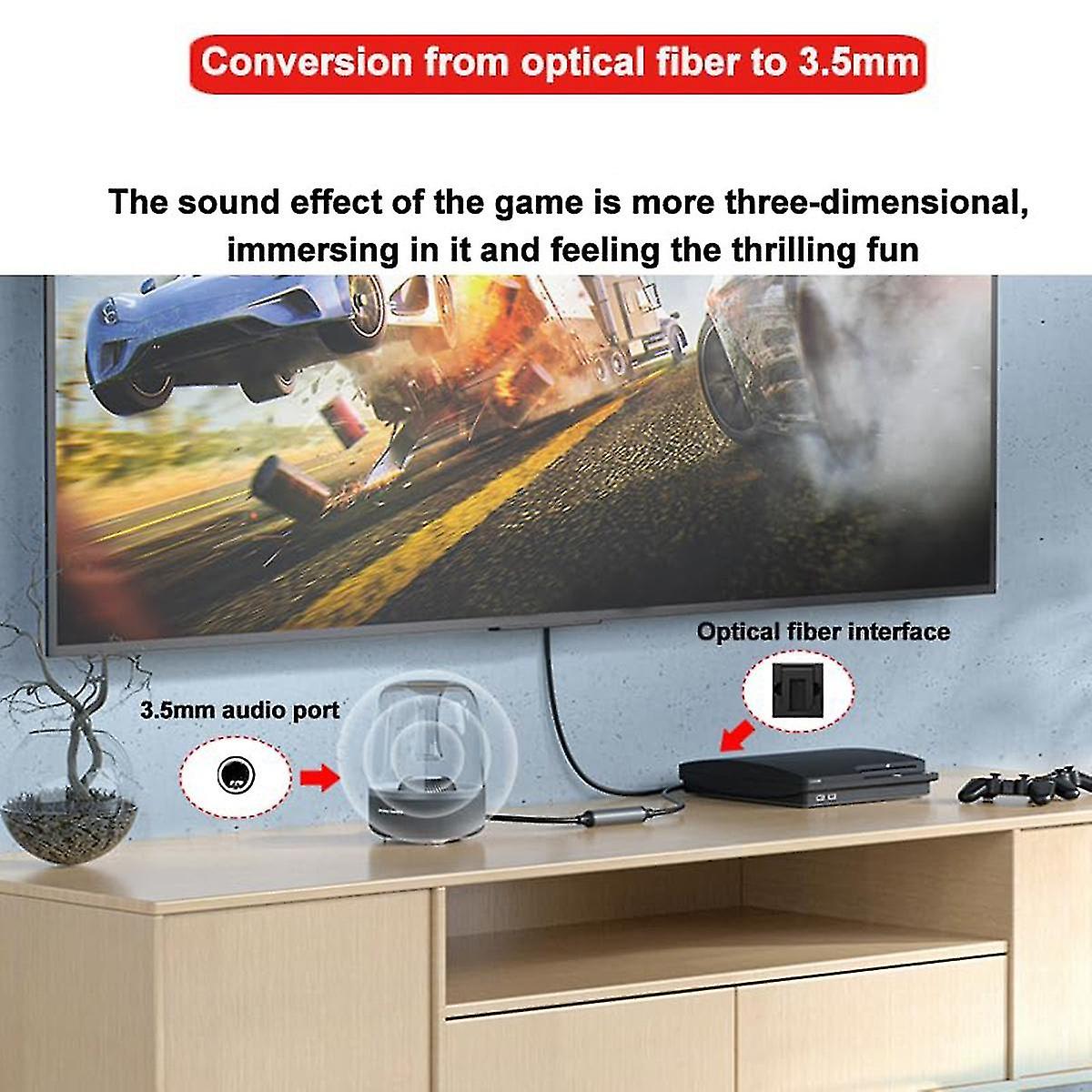 Digital To Analog Audio Conversion Cable, Digital Spdif/optical ...