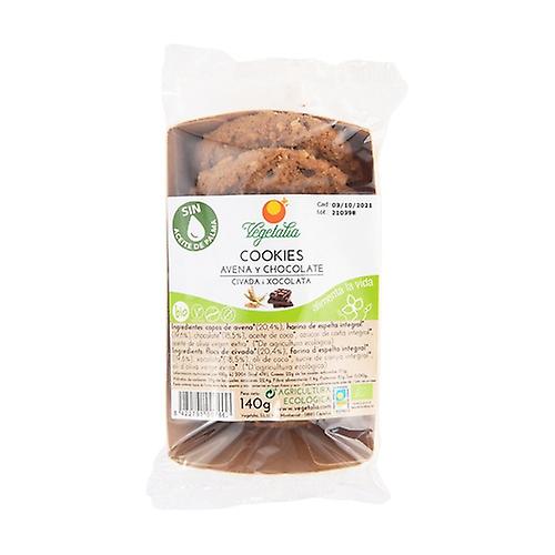 Organic oatmeal and chocolate cookies 140 g