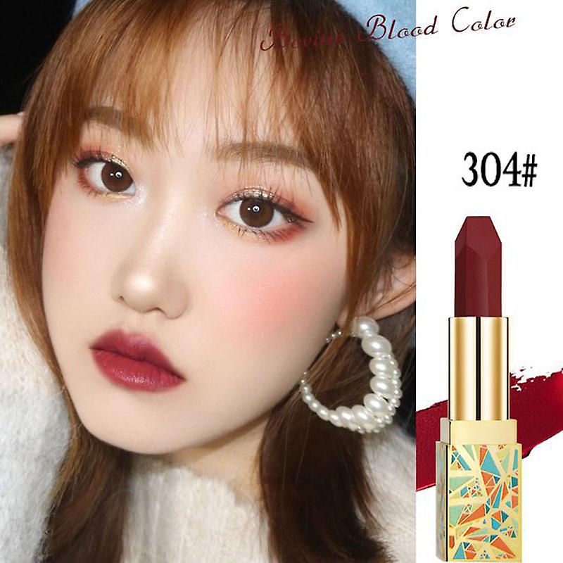 Velvet Like Lipstick Moisturizing Long Lasting Waterproof Non-Stick Lipstick Cosmetics