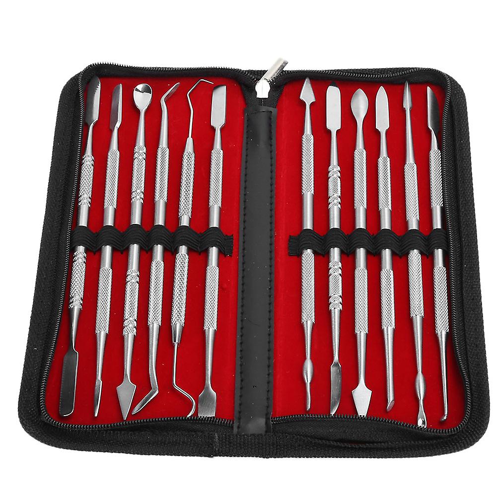 Wax Carvers Set Double Ended Stainless Steel Polymer Pottery Clay Carving Tool