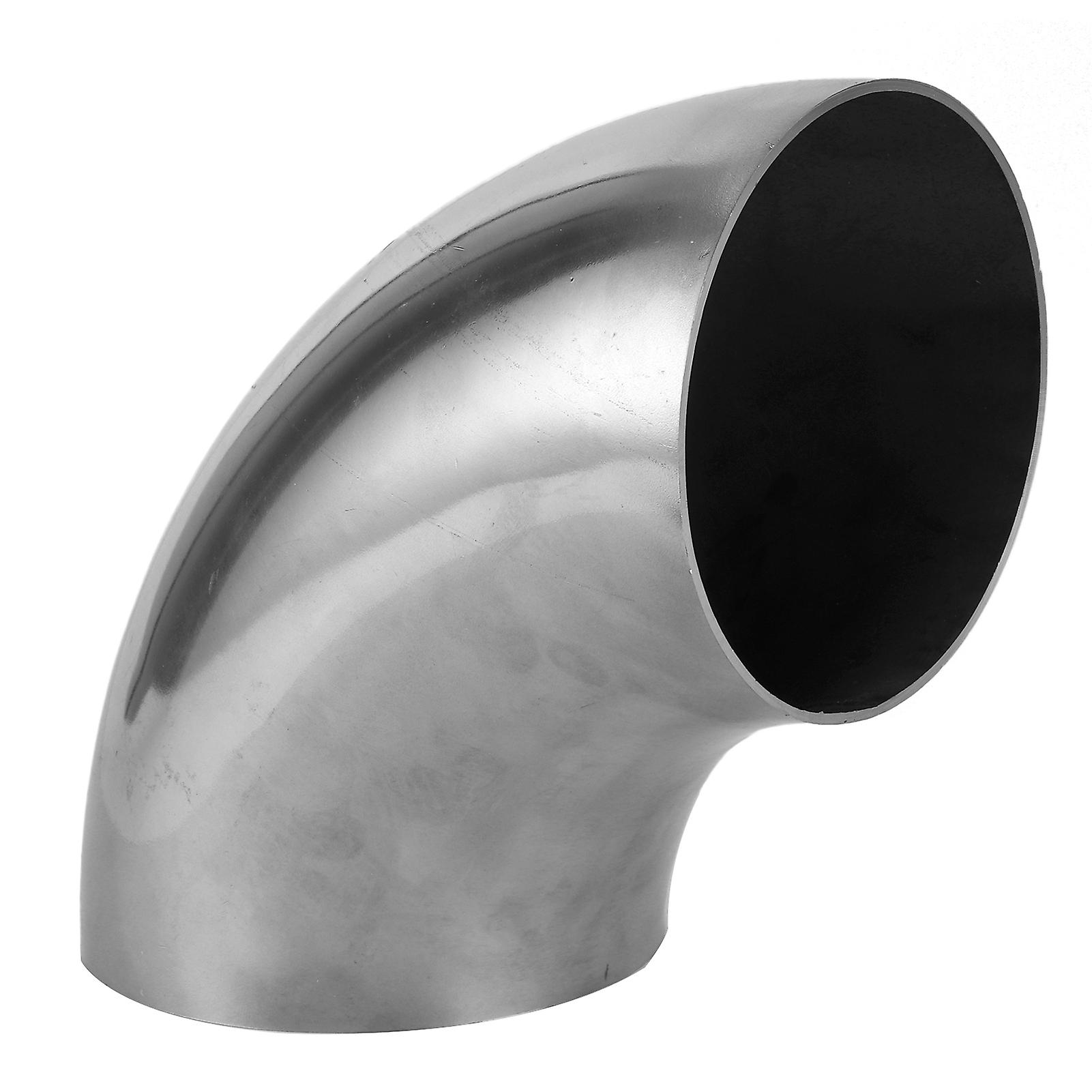 Universal 4" Stainless Steel 90° Exhaust Pipe | Durable, Space-Saving Car Modification