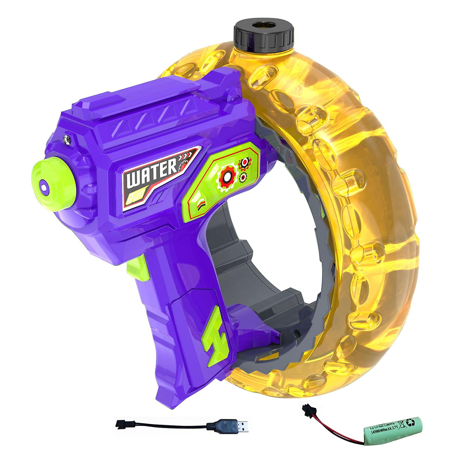 Long Range Squirting Water Toy with Colorful LED Light Battery Powered Funny Electric Water Toys for Kids