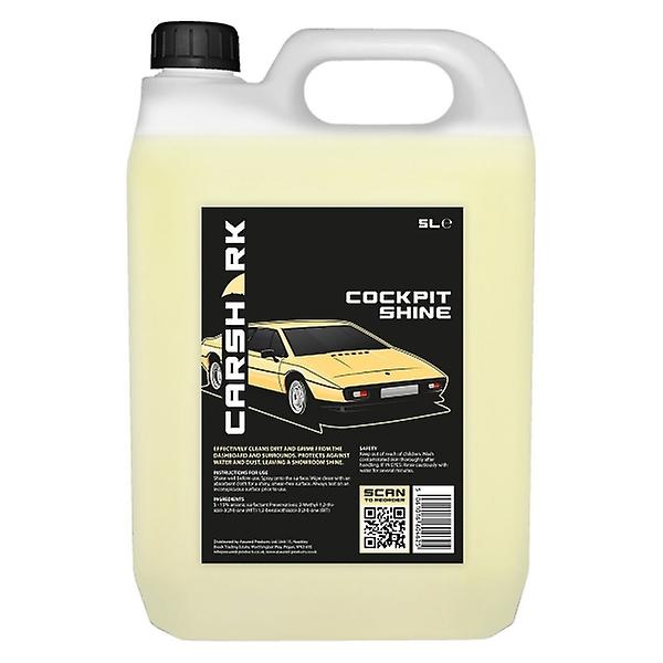 Cockpit Shine 5 L, Dashboard Cleaner, Cleans and Protects, Carshark