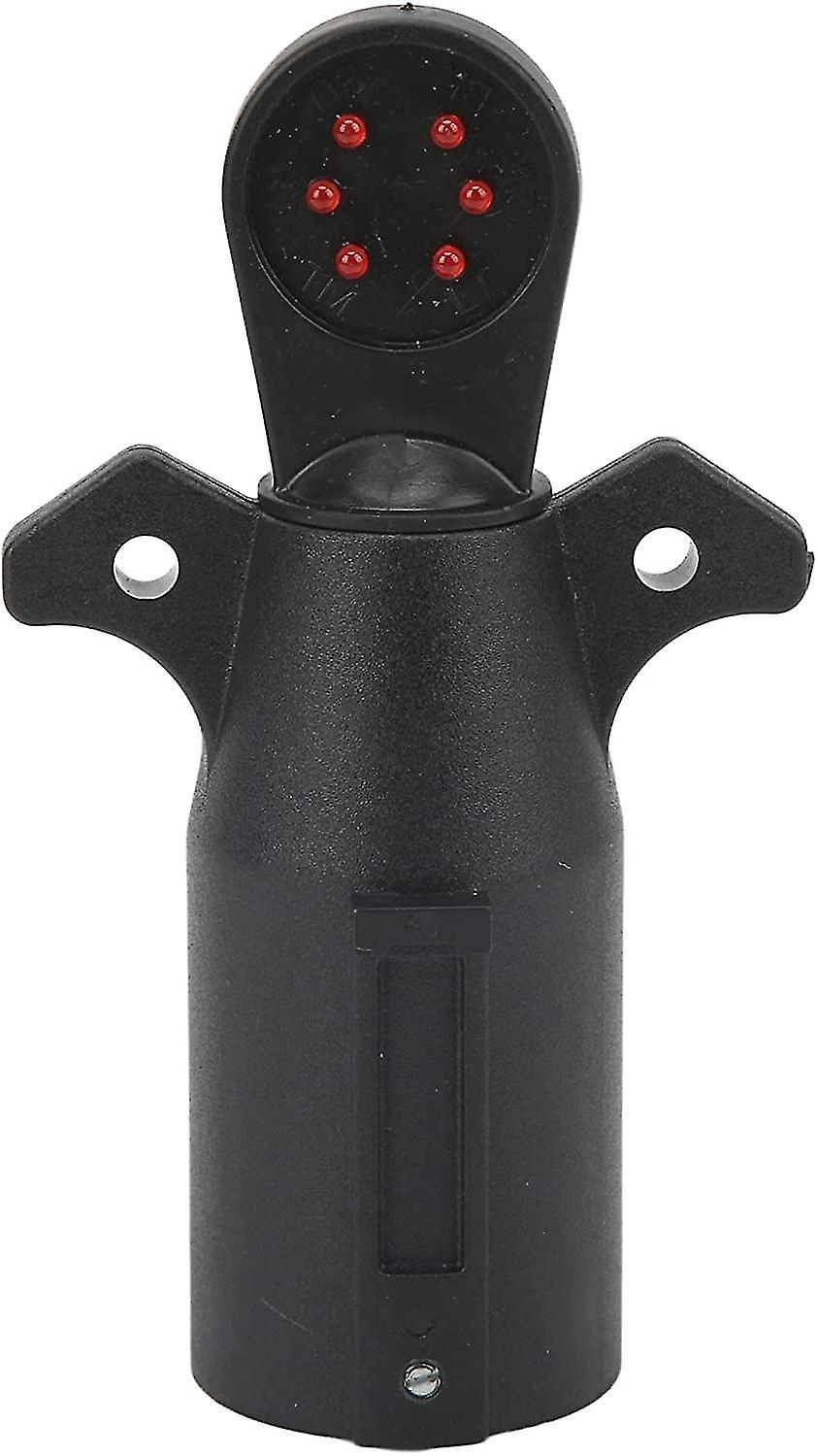 Trailer plug tester for RV US plug, 7 way trailer light circuit connector tester wiring circuit plug