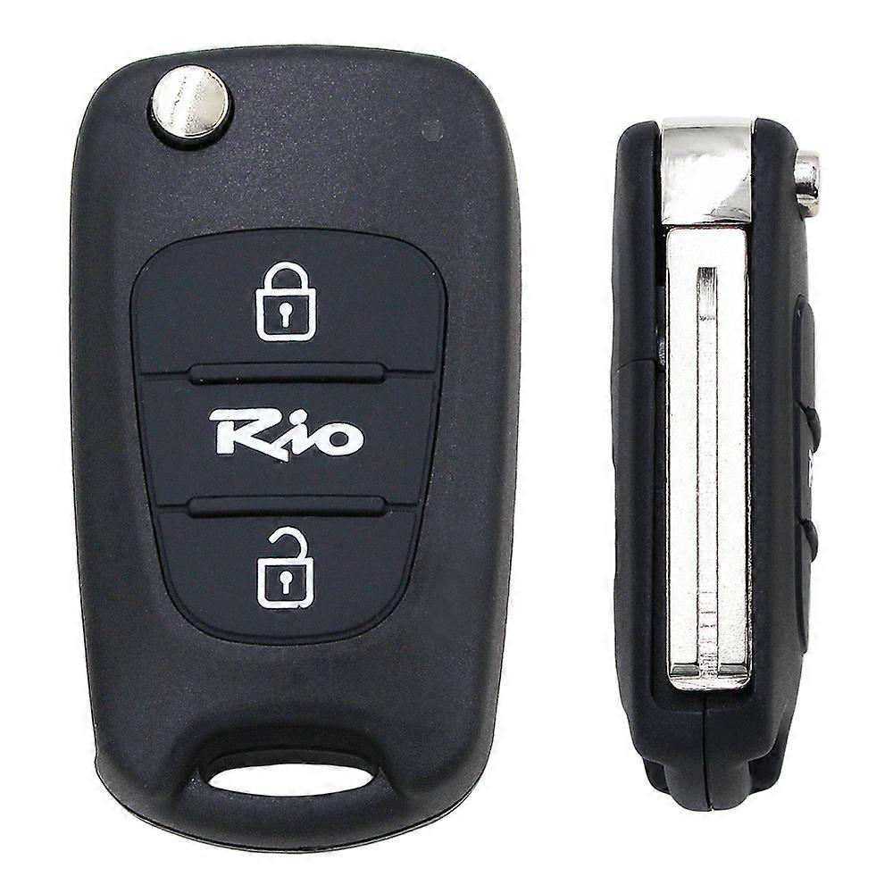 New Flip Remote CASE Key Shell 3 BUTTON For KIA SORENTO SPORTAGE CERATO RIO