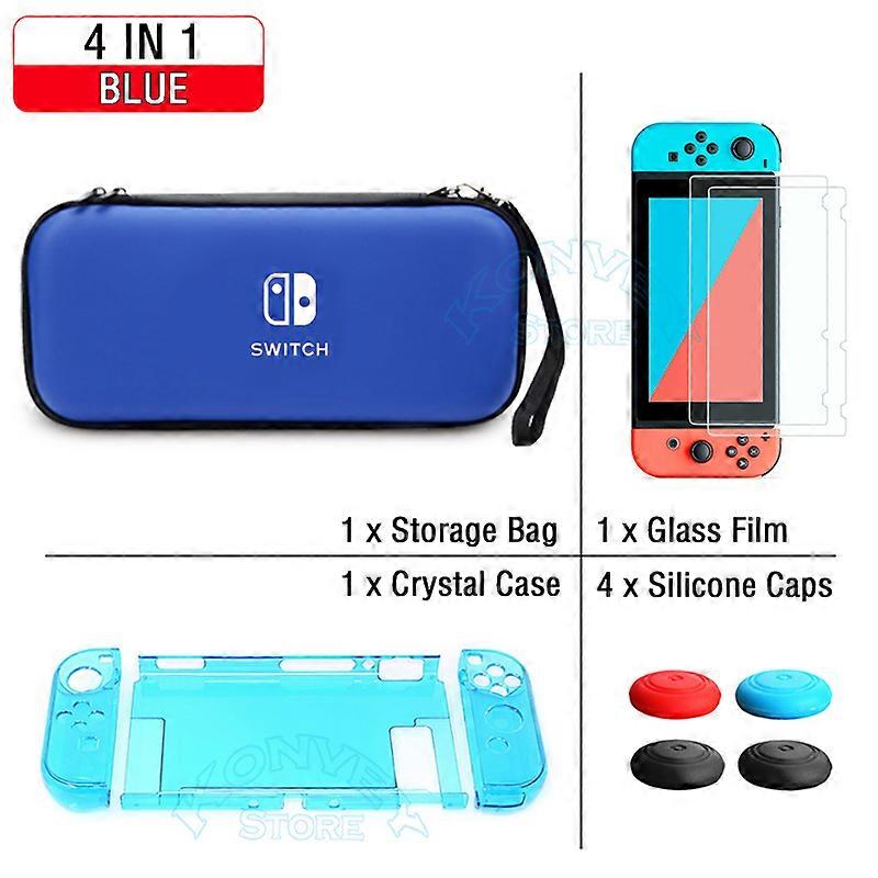 Protective Eva Cover For Nintendo Switch, Hard Travel Case For Accessories And Game Console Storage Bag