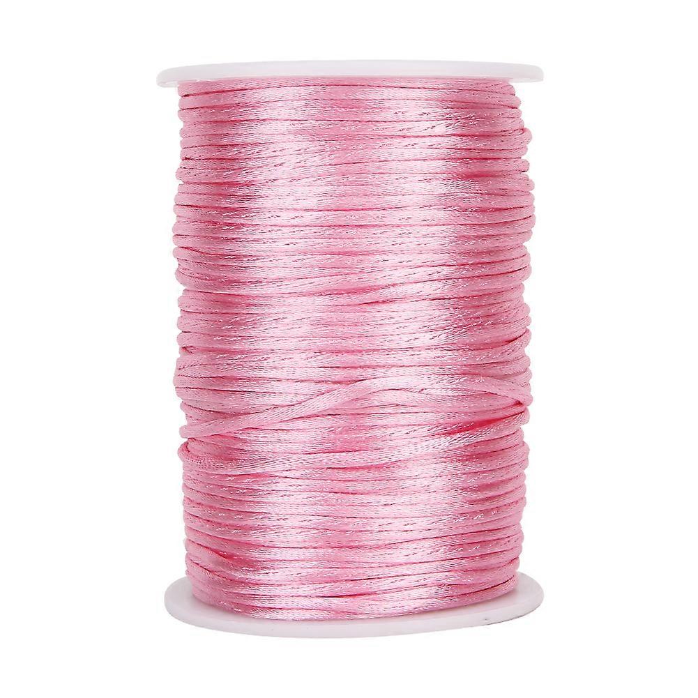 6.5 سنتيمتر نايلون مضفر الساتان الحبل للصينية مجوهرات العقد صنع الحبال DIY الحبال الحرفية الديكور الوردي
