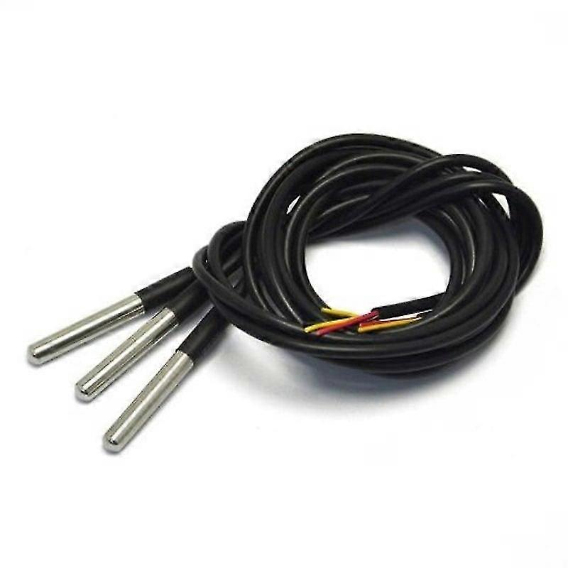 Temperature Humidity Sensors Ds18b20 Temperature Sensor Waterproof Digitalprobe For 3pcs