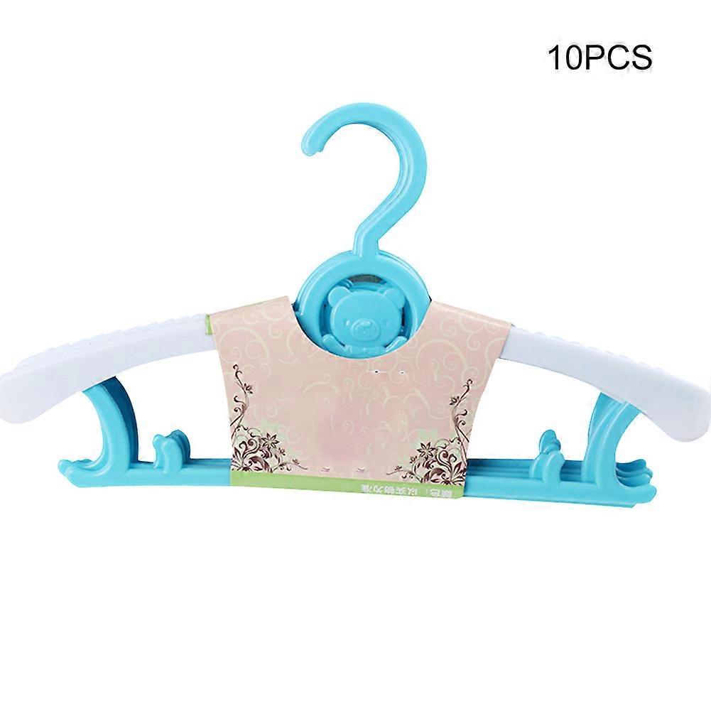 Children Clothes Hanger Telescopic Plastic Anti-Slip Hanger Drying Storage Hanging Racks