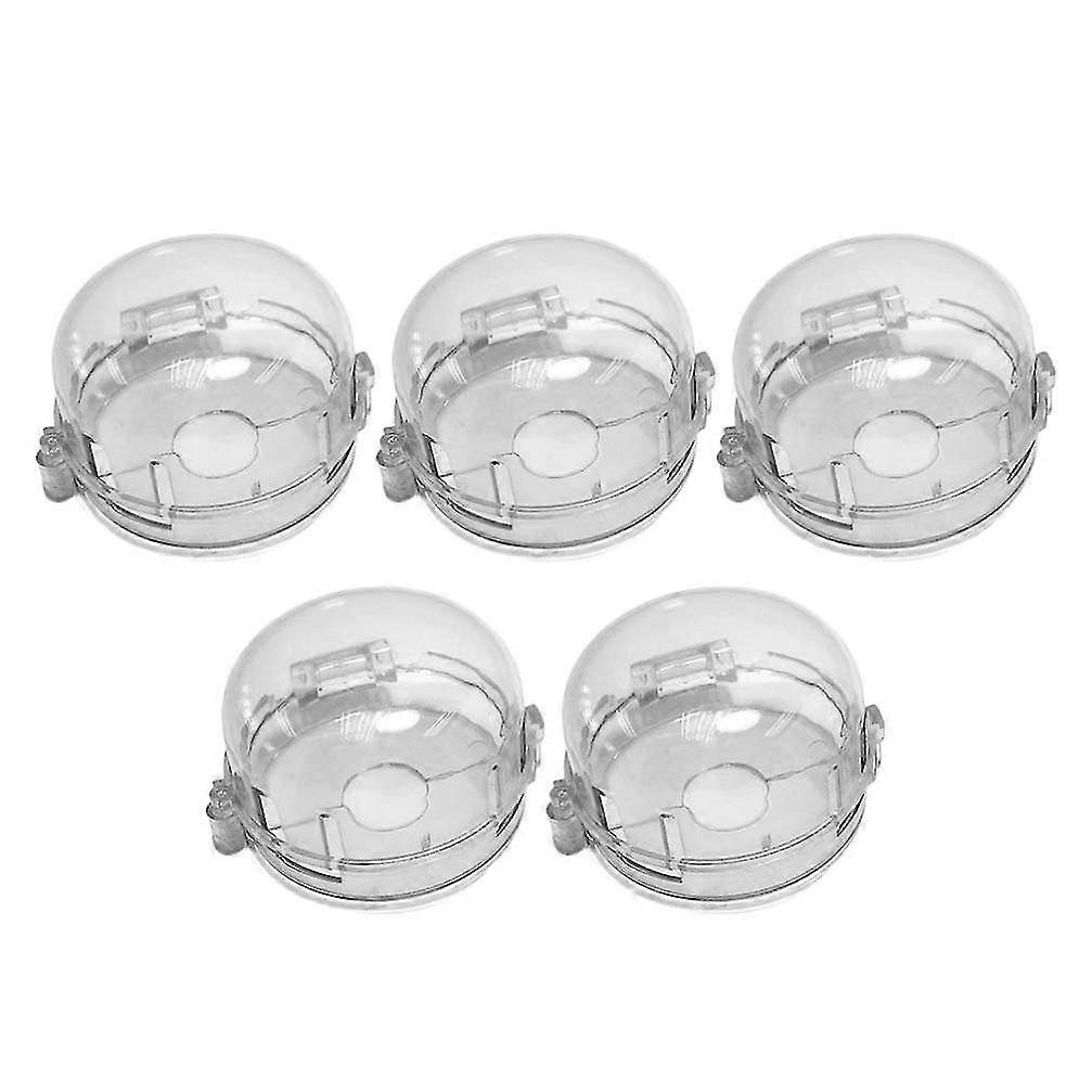 Clear Kitchen Stove Knob Safety Covers