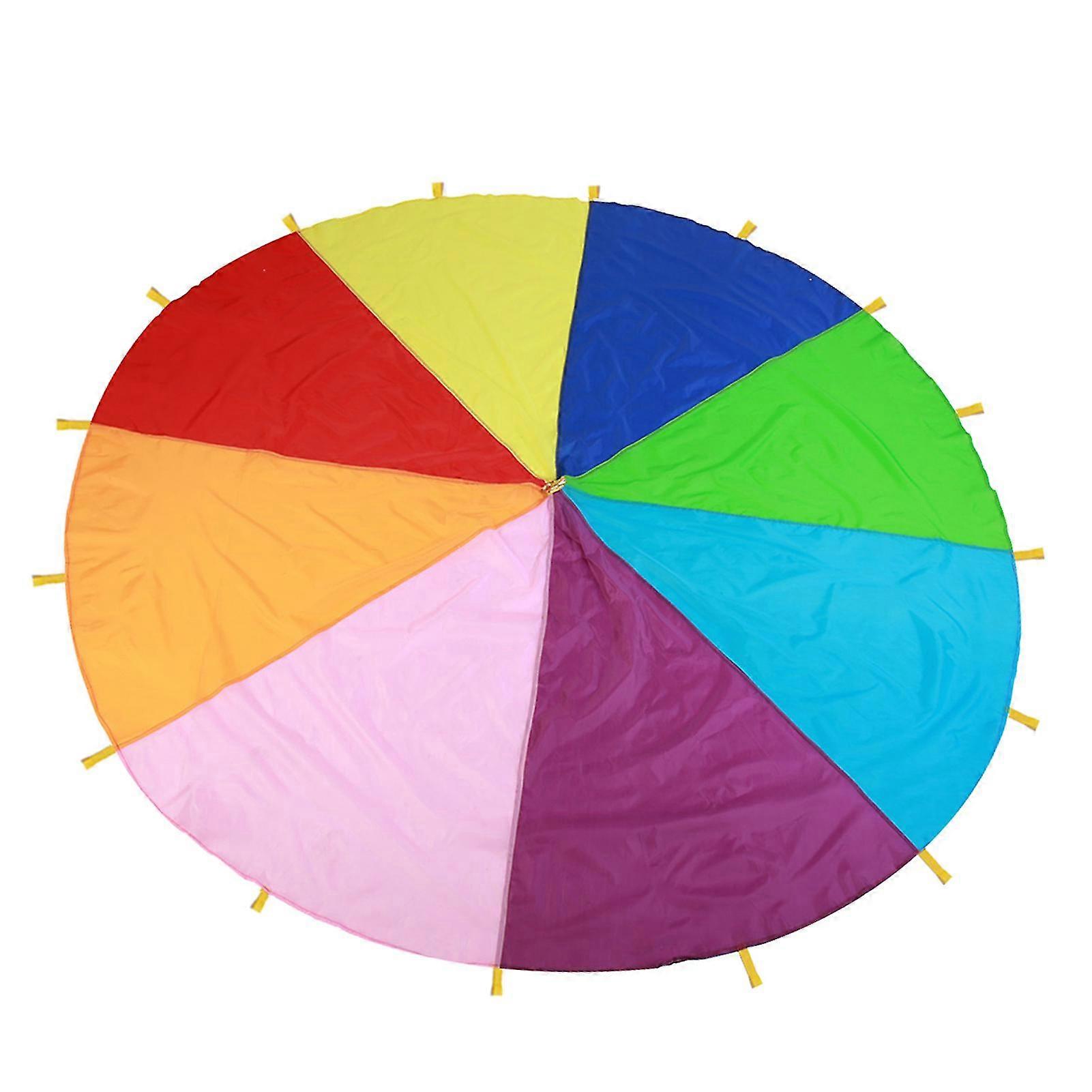 Multi-Color Oxford Fabric Parachute for Kids, 3m Diameter Game Toy