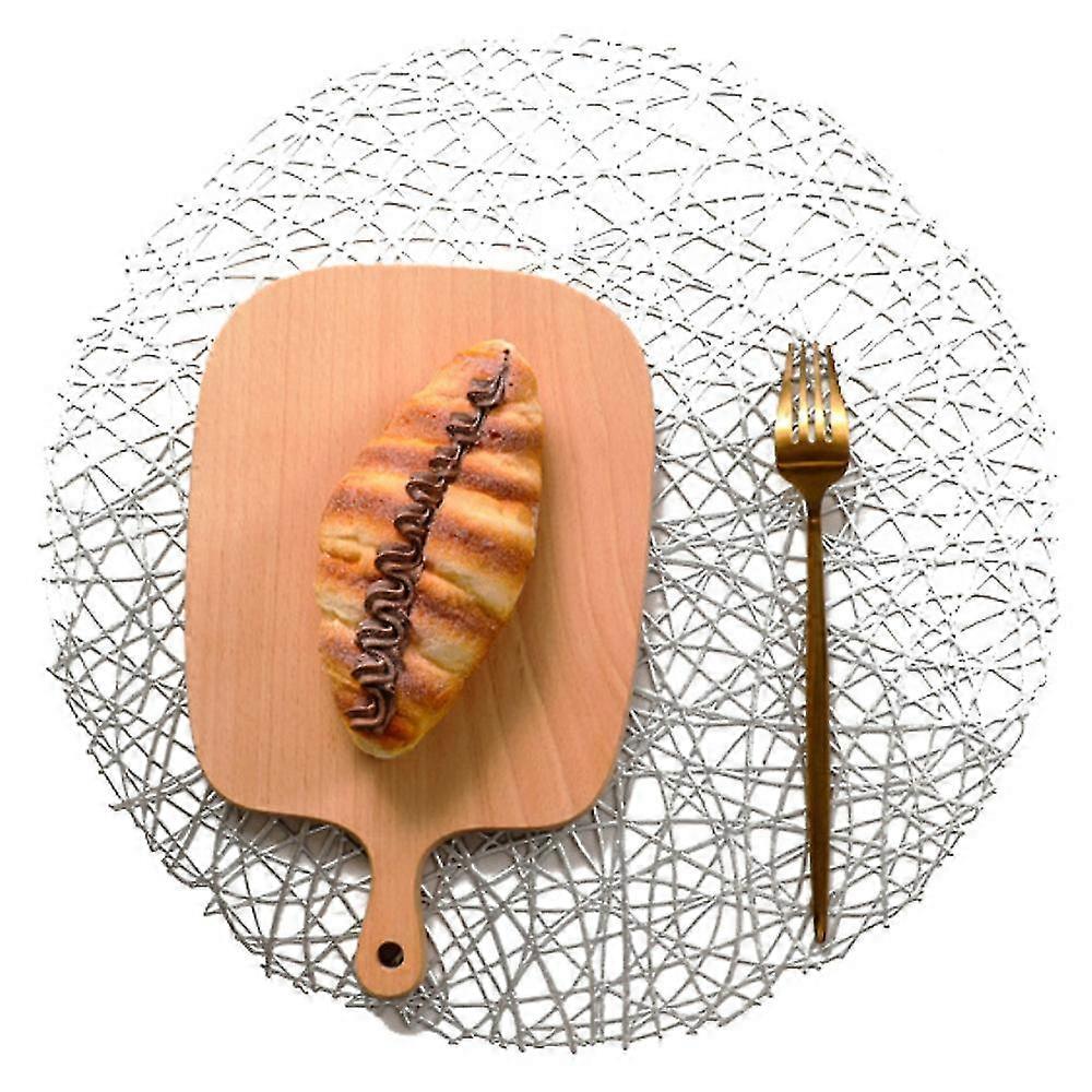 Round Woven Placemats Dinner Kitchen Table Non Slip Heat Insulation Mat