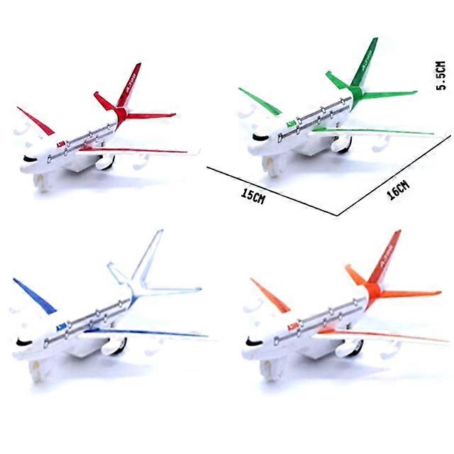New DIY Assembly Airbus Aircraft Autopilot Flash Sound Aircraft Music Lighting Toys Electric Airplane DIY Toy for Children Kids