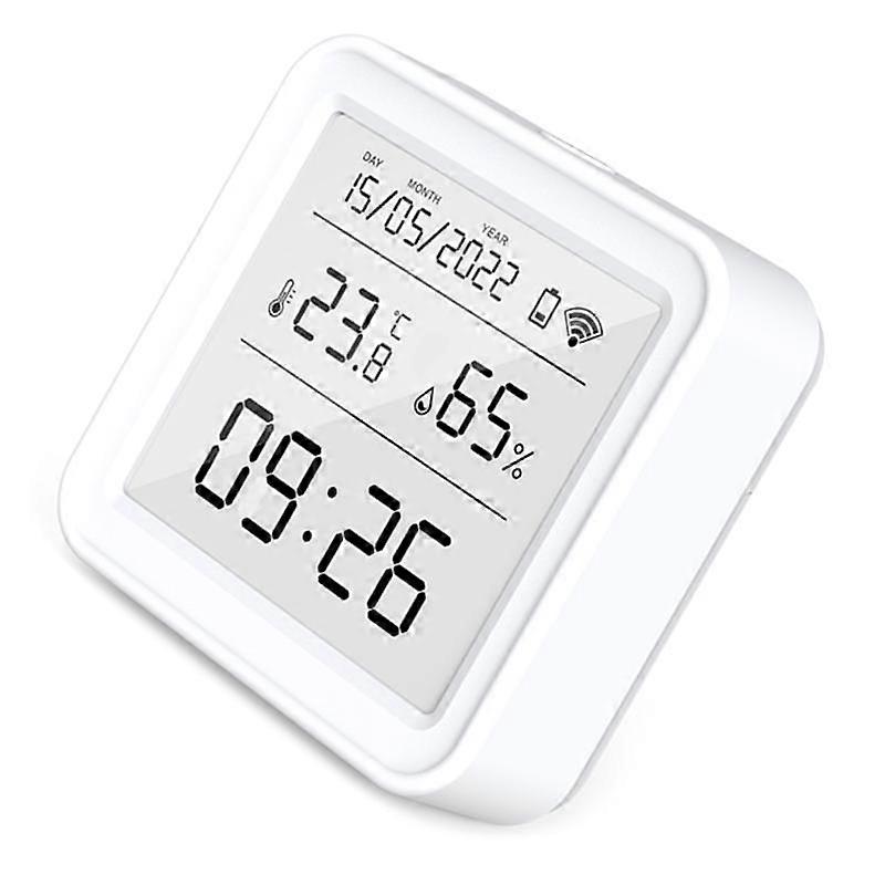 Tuya WIFI Temperature Humidity Sensor Indoor Hygrometer Thermometer Detector Smart Life Remote Cont
