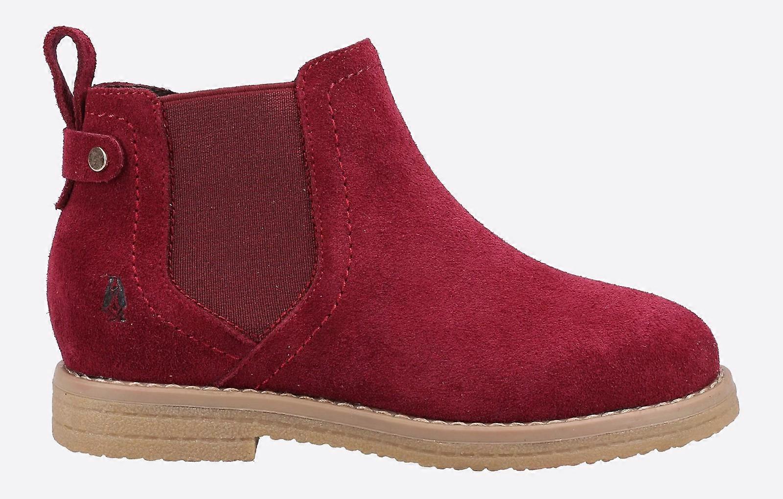 Hush Puppies Mini Maddy Memory Foam Junior Boots Burgundy