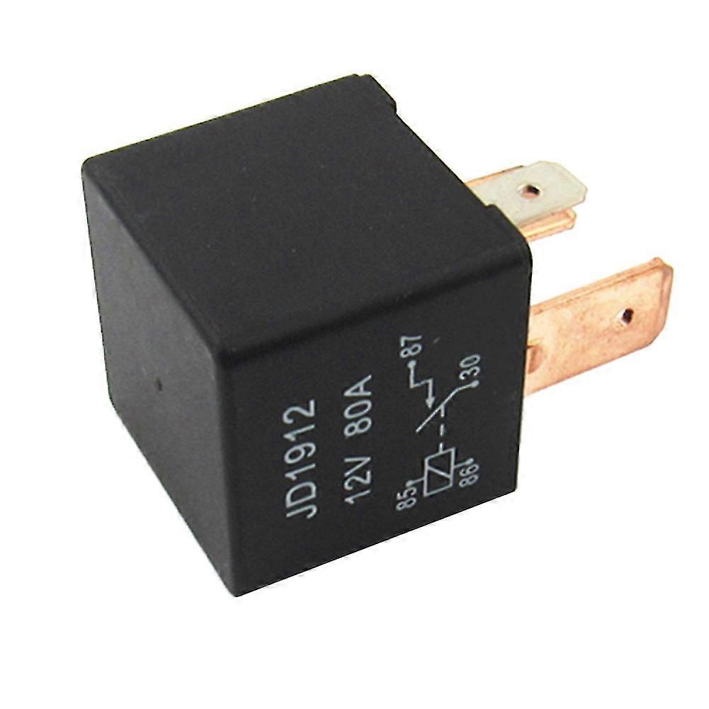 Jd1912 Universal 12v 80a 4pin Dc Amp Spdt Automotive Car Motor Starter Relay