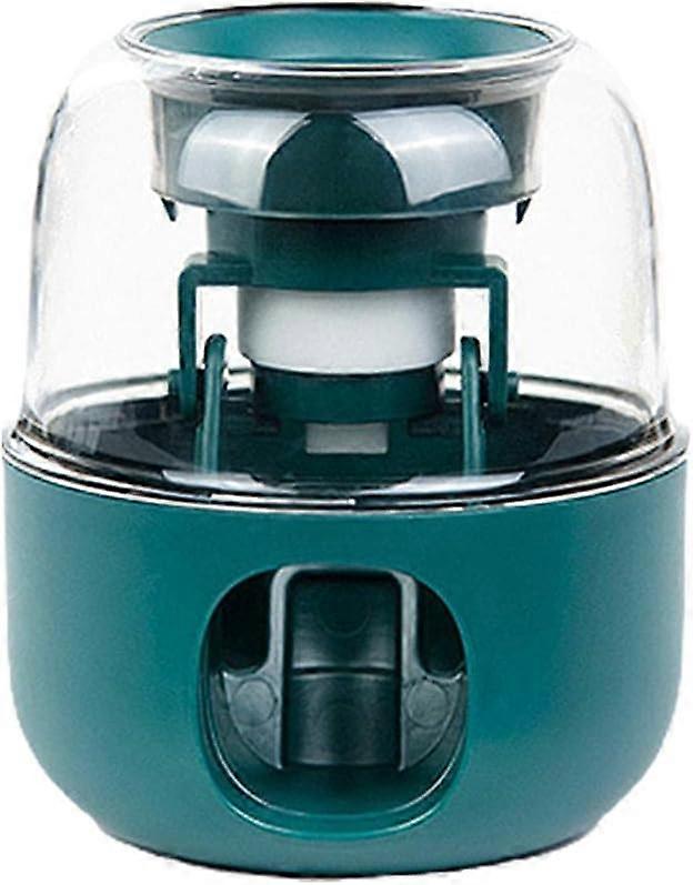 Wall Mounted Automatic Toothpaste Dispenser Without Perforation For Bathroom  Green