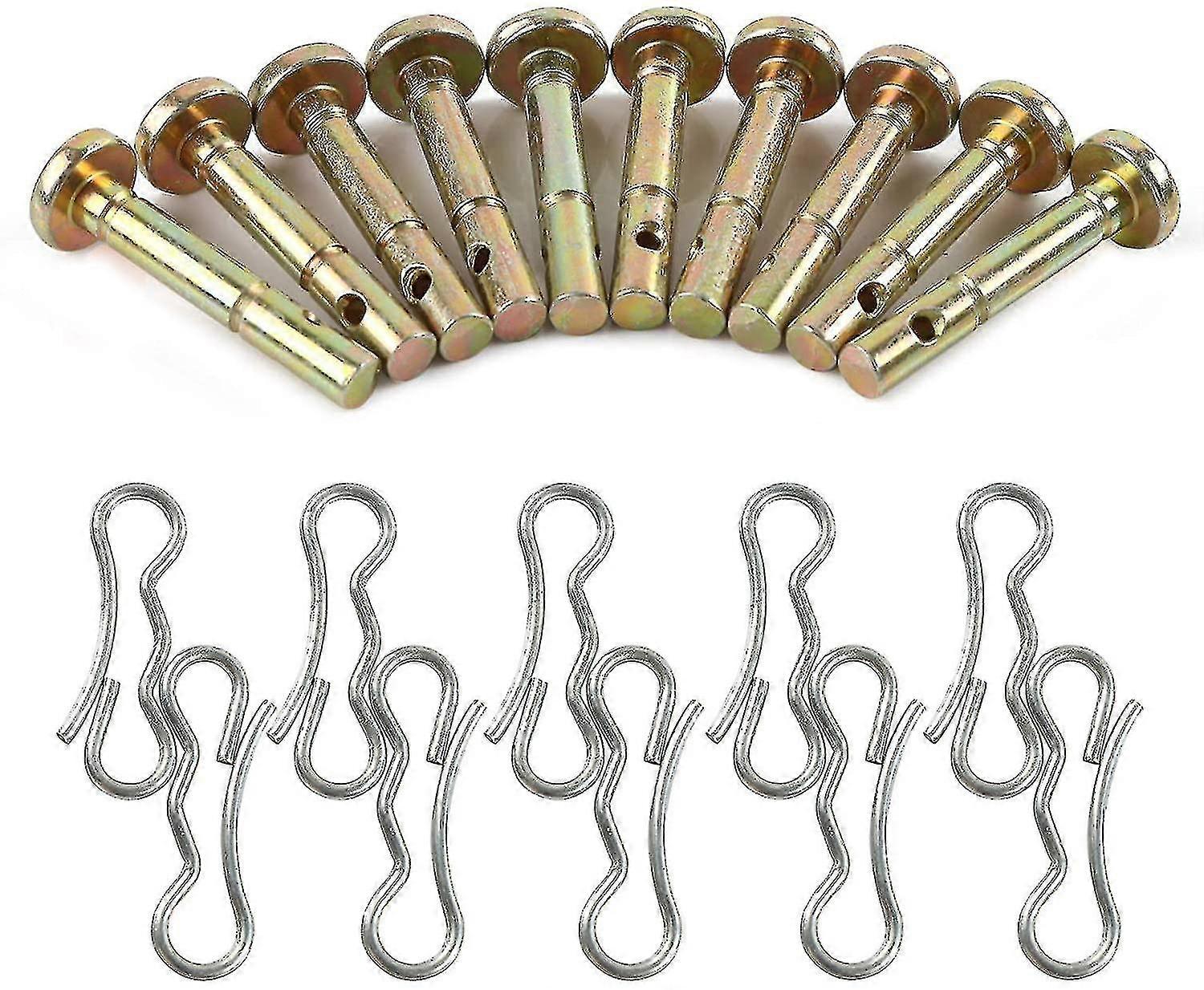 Wabjtam Cub Cadet korvaavat leikkaustapit ja tapit 738-04124 ja 714-04040 Mtd lumilinkoille, kulta + hopea, 1 sarja 20 kappaletta-yvan