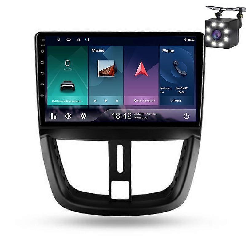 Car Radio For Peugeot 207 CC 207CC 2006 - 2015 Carplay Android Auto Stereo Multimedia Player WiFi