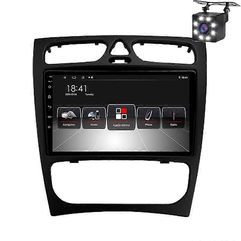 Car Radio Multimedia For Mercedes Benz C Class S203 CL203 2000-2004 Video Player Carplay Navigation 