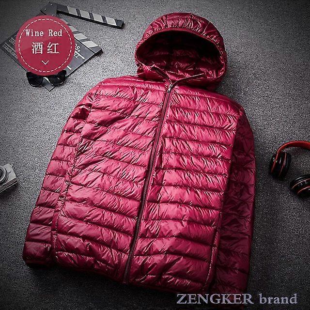 ז'קט פוך לגברים בגודל סופר דק וקל עם ברדס מעיל גבר נפוח בגודל גדול מעיל חורף בגודל פלוס גברים 12XL 11XL 13XL 14XL