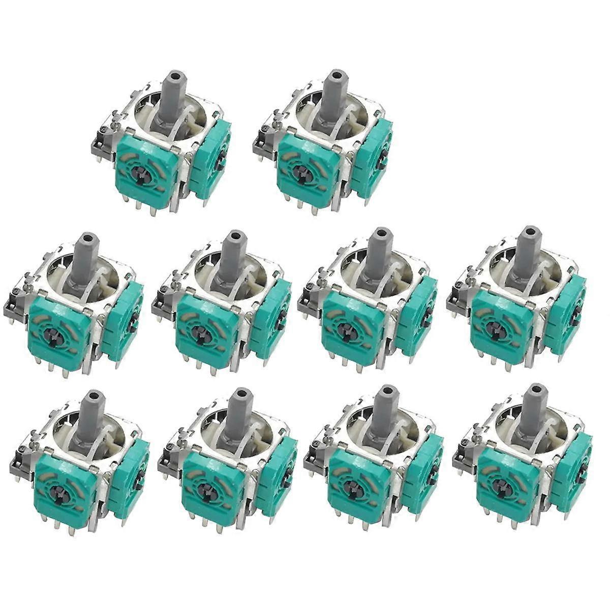 10PCS 3D Analog Joystick for Switch Pro Game Controller Joystick Grips Sticks Potentiometer Repair