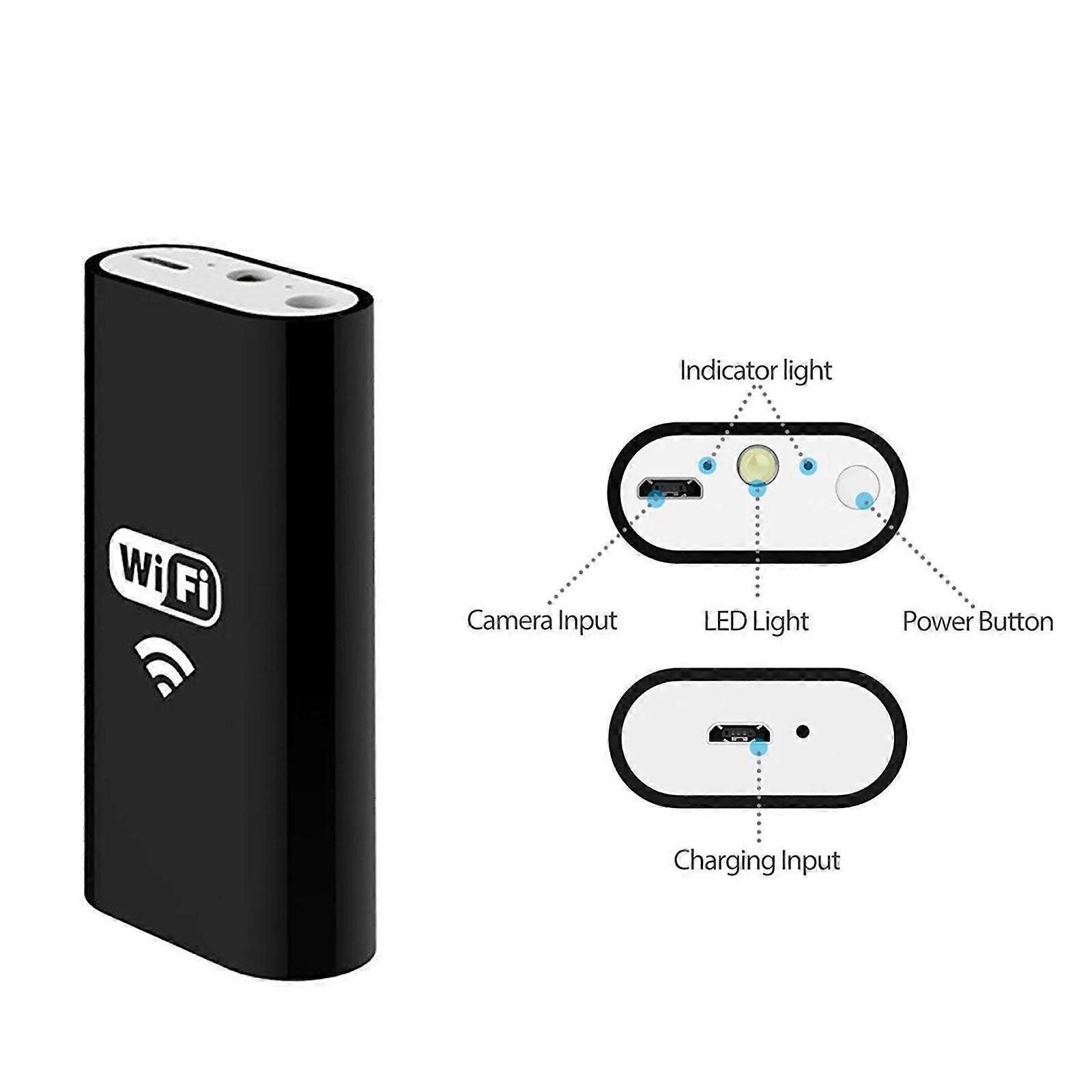 WiFi Endoscope Camera 5M Cable, 8LED, Waterproof, 2MP CMOS, iOS/Android Compatible
