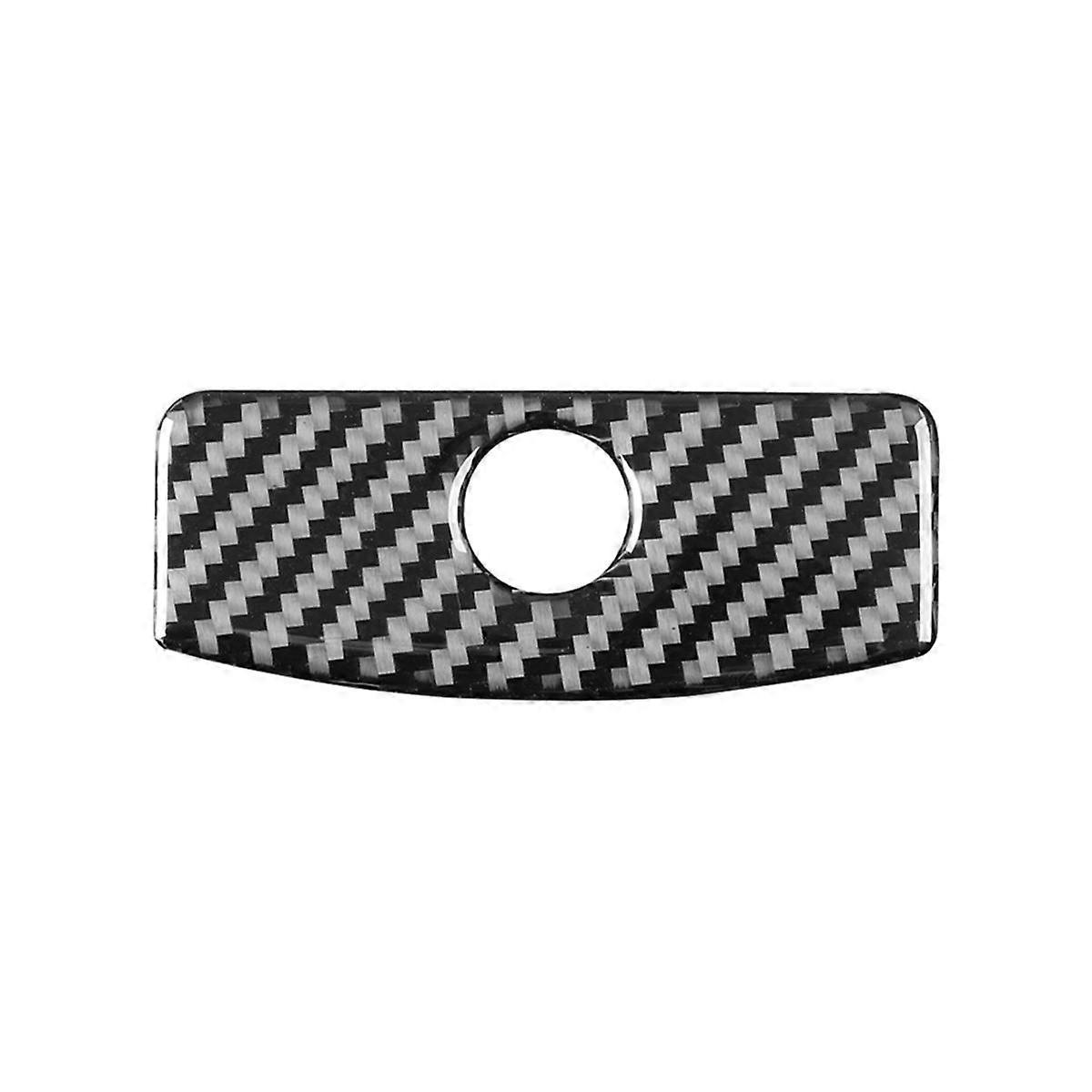 For Forester 2009-2012 Soft Carbon Fiber Car Glove Box Handle Cover Trim Sticker Accessories