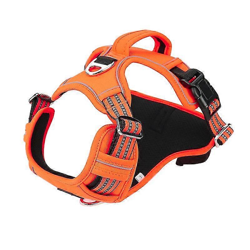 Dog Harness For Large Dogs – Camo Design, No-Pull, Reflective, With Front & Back Leash Attachments