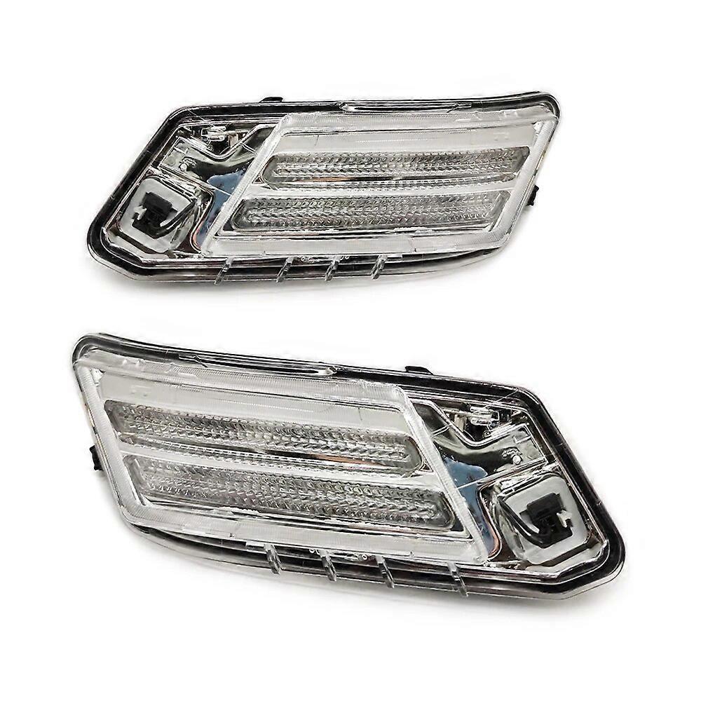 DRL For Volvo XC60 2009 2010 2011 2012 2013 Car Front Side Fender Corner Light Daytime Running Lamp Turn Signal Lamp Fog Light