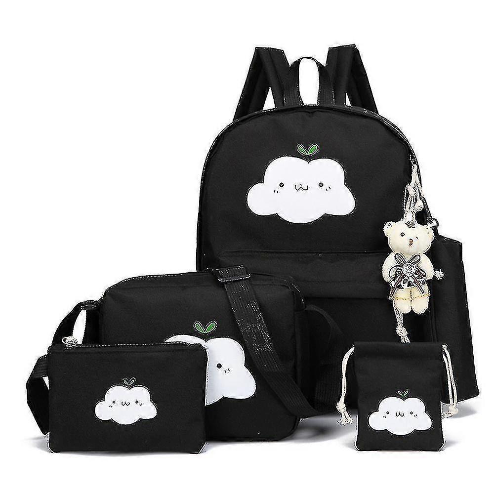 Female Large-capacity Clouds Cartoon Elementary Backpack School Children's