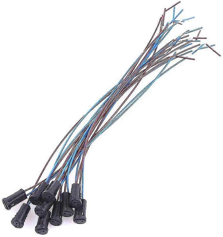 20 Pieces G4 Bulb Holder 20cm,g4 Lamp Base Plastic Holder 12v G4 Halogen Sockets