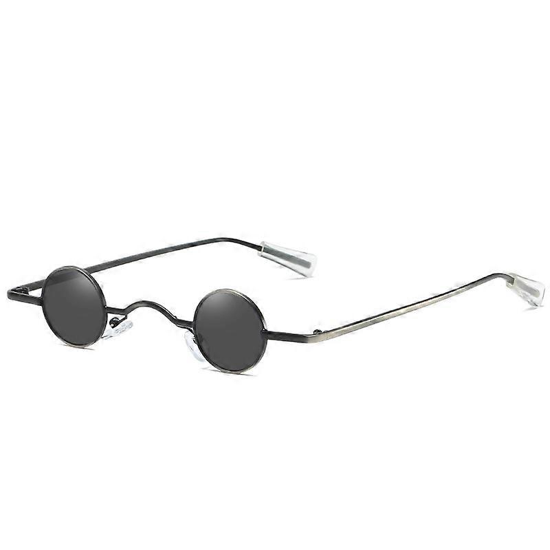 Retro Mini Round Men's Metal Frame Small Round Frame Sunglasses